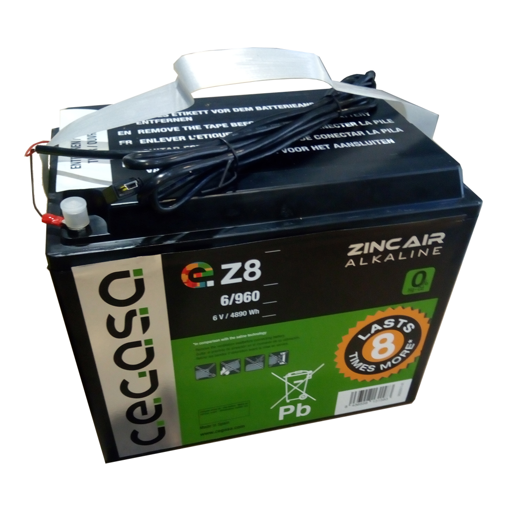 [BAT-6V960Ah-eZ8] Batería de Zinc-Aire 6V-960Ah eZ8 mini USB