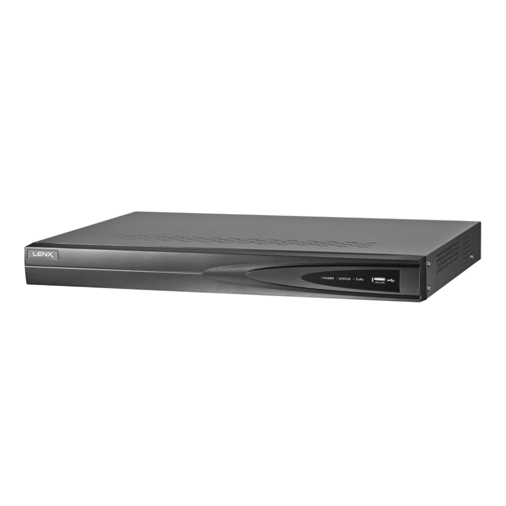 [LX-N-208/1/8P] NVR 8ch 80Mbps H265 HDMI 1HDD 8PoE