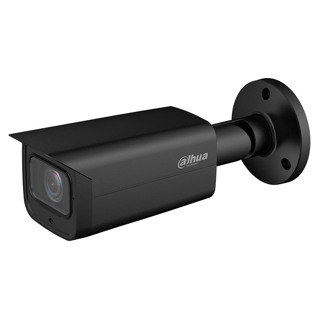 [HAC-HFW2241TU-Z-A-B] Tubular HDCVI 4EN1 2M 1080P DN ICR WDR Starlight IR80m 2.7-13.5 VFM IP67 MIC Color Negro