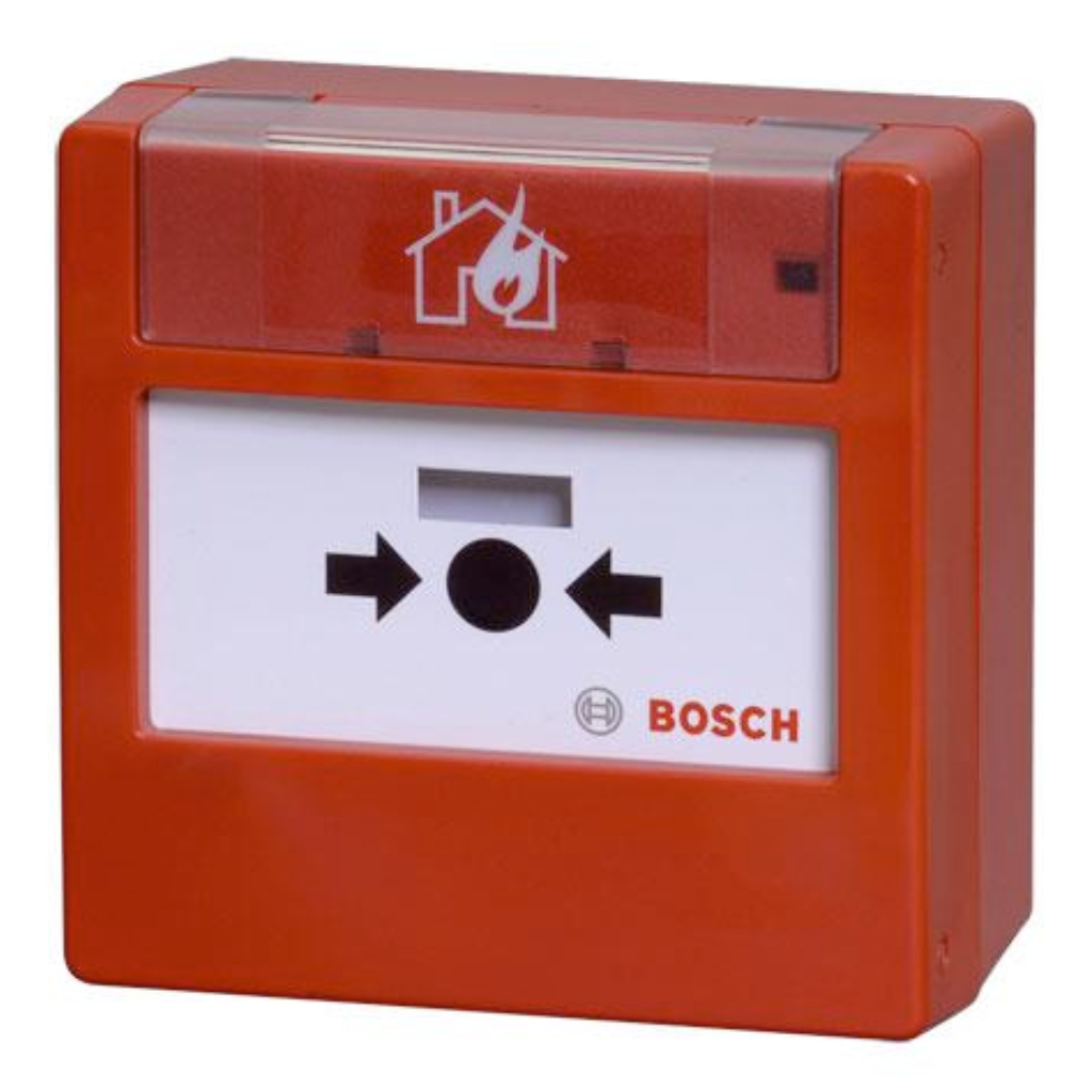 [FMC-300RW-GSRRD] Pulsador convencional color rojo. Para instalación en interiores. Montaje en superficie. Rearmable