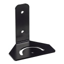 Soporte iluminador, en L sencillo, negro