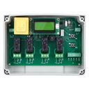 Receptor RF 433MHz de 4 relés con display LCD - 100 usuarios