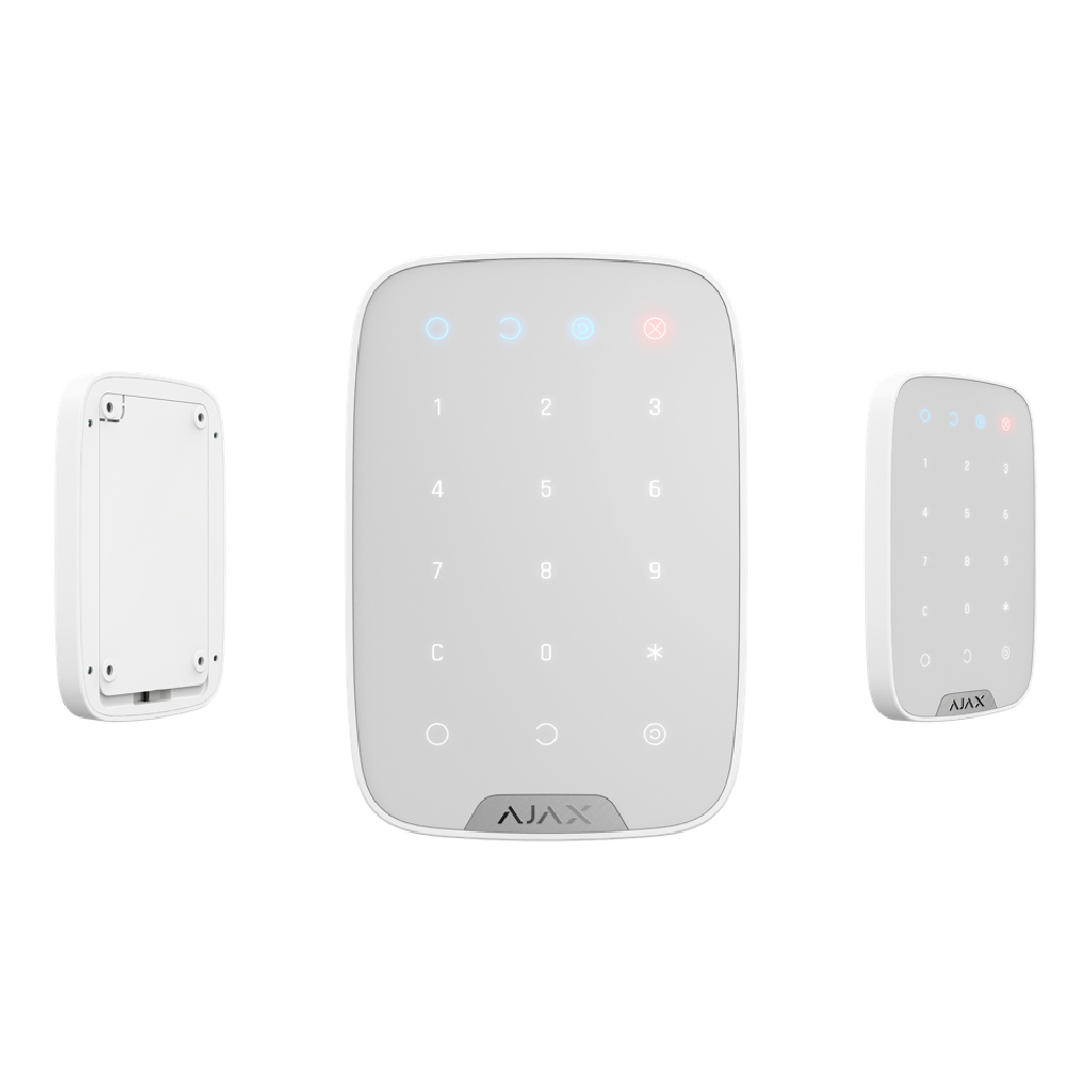 [8706.12.WH1] Ajax KeyPad. Teclado táctil inalámbrico. Color blanco
