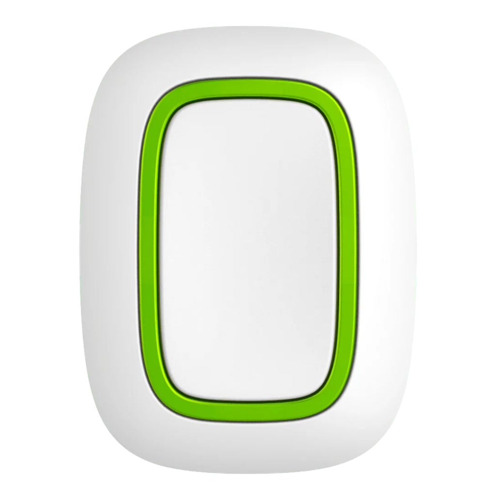 [BUTTON-WH] Ajax Button Jeweller. Botón de pánico inalámbrico. Color blanco