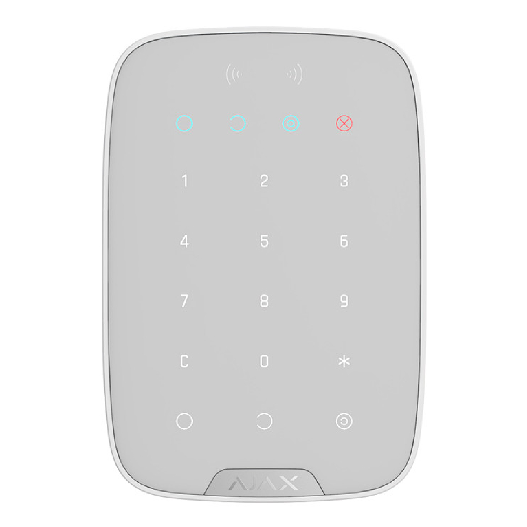 [KEYPAD-PLUS-WH] Ajax KeyPad Plus. Teclado táctil con lector inalámbrico. Color blanco