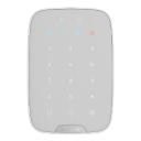 Ajax KeyPad Plus Jeweller. Teclado táctil con lector inalámbrico. Color blanco