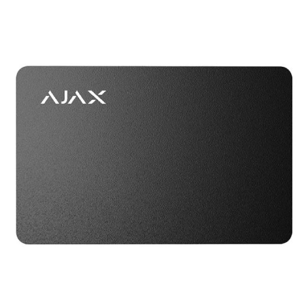 [Ajax-PASS-BL-10U] Ajax Pass. Tarjeta DESFire® compatible con KeyPad Plus. Color negro. Pack de 10ud