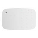 Ajax KeyPad Combi. Teclado táctil inalámbrico con sirena compatible con tarjetas y mandos cifrados. Color blanco