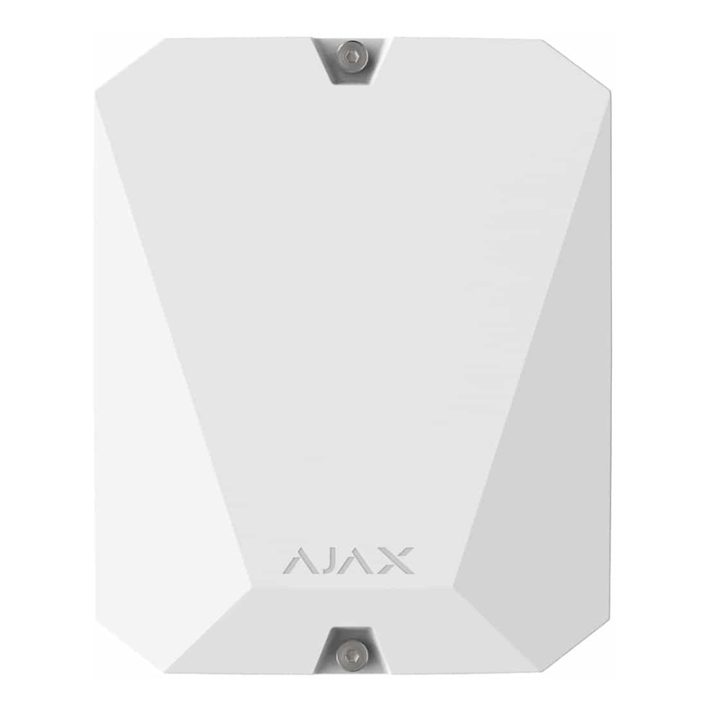 [MULTITRANSMITTER-WH] Ajax MultiTransmitter. Multitransmisor inalámbrico para la integración de dispositivos cableados. Color blanco