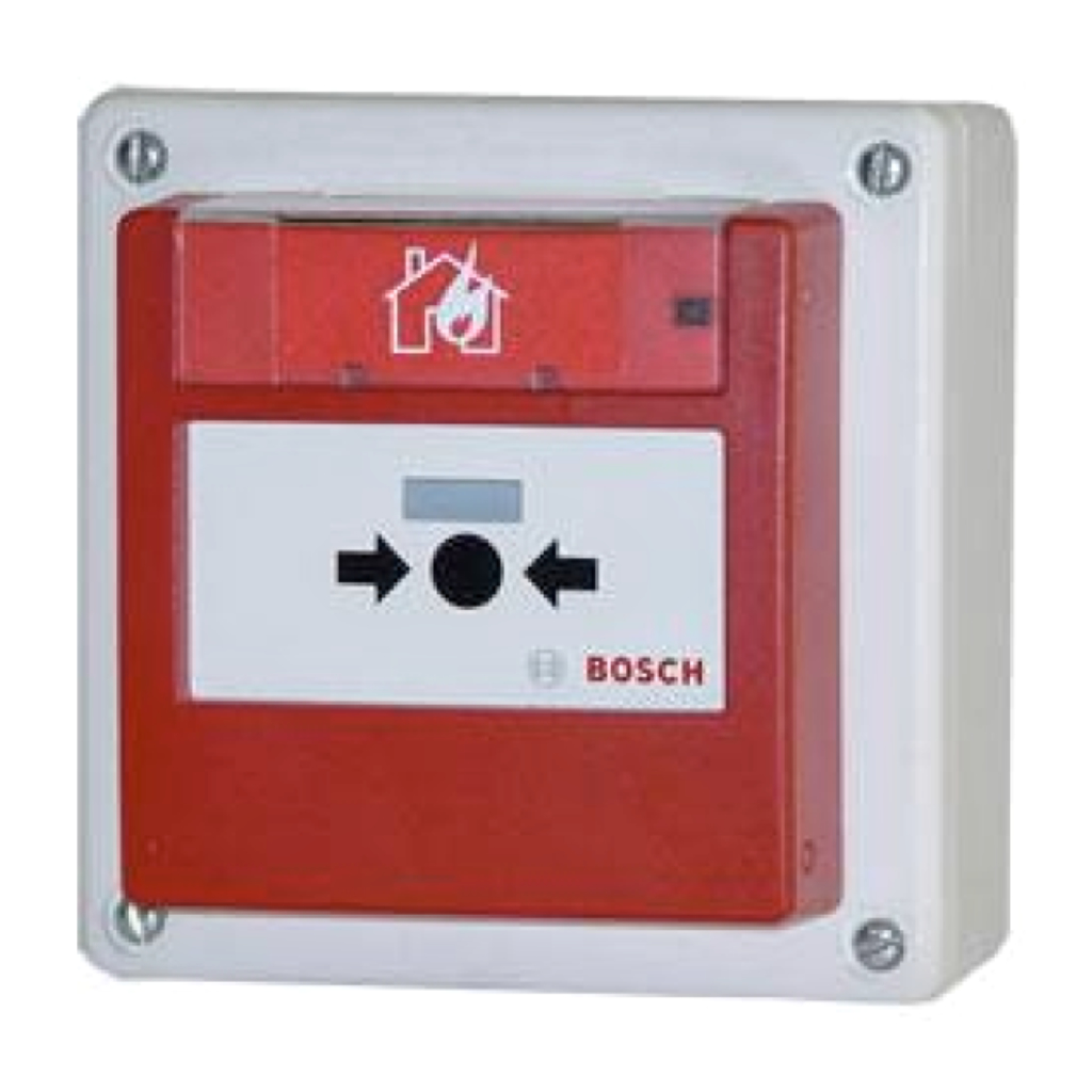 [FMC-420RW-HSRRD] Pulsador alarma exterior rearmable. Montaje superficie. Color rojo