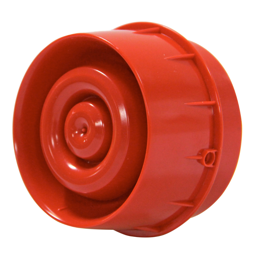 [WSO-RR-RF] Sirena vía radio con tecnología Mesh. Incluye 4 pilas CR123A. Color rojo
