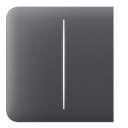 Ajax SideButton 2-gang. Pulsador Lateral Doble. Color Grafito