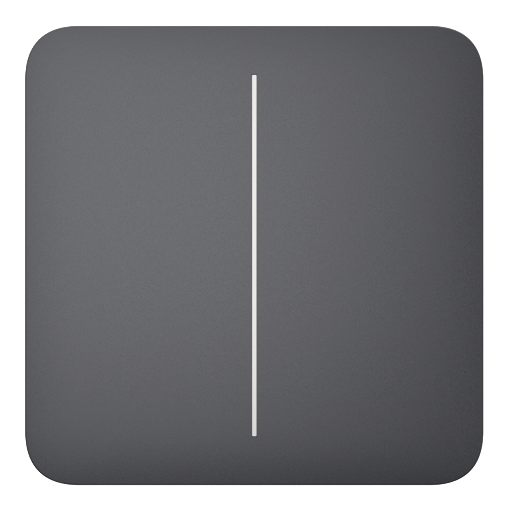 [46016.144.GP] Ajax LightSwitch SoloButton 2-gang. Pulsador Doble. Color Grafito