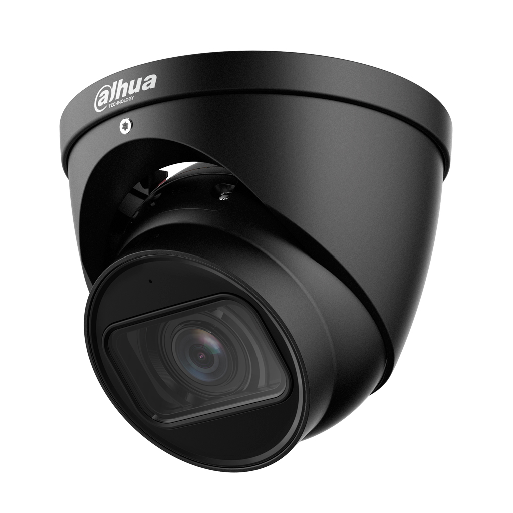 [IPC-HDW2441T-ZS-B] MiniDomo IP H265 4M DN WDR 3DNR Starlight IR40m 2.7-13.5VFM IP67 PoE SD MIC AI Colo Negro