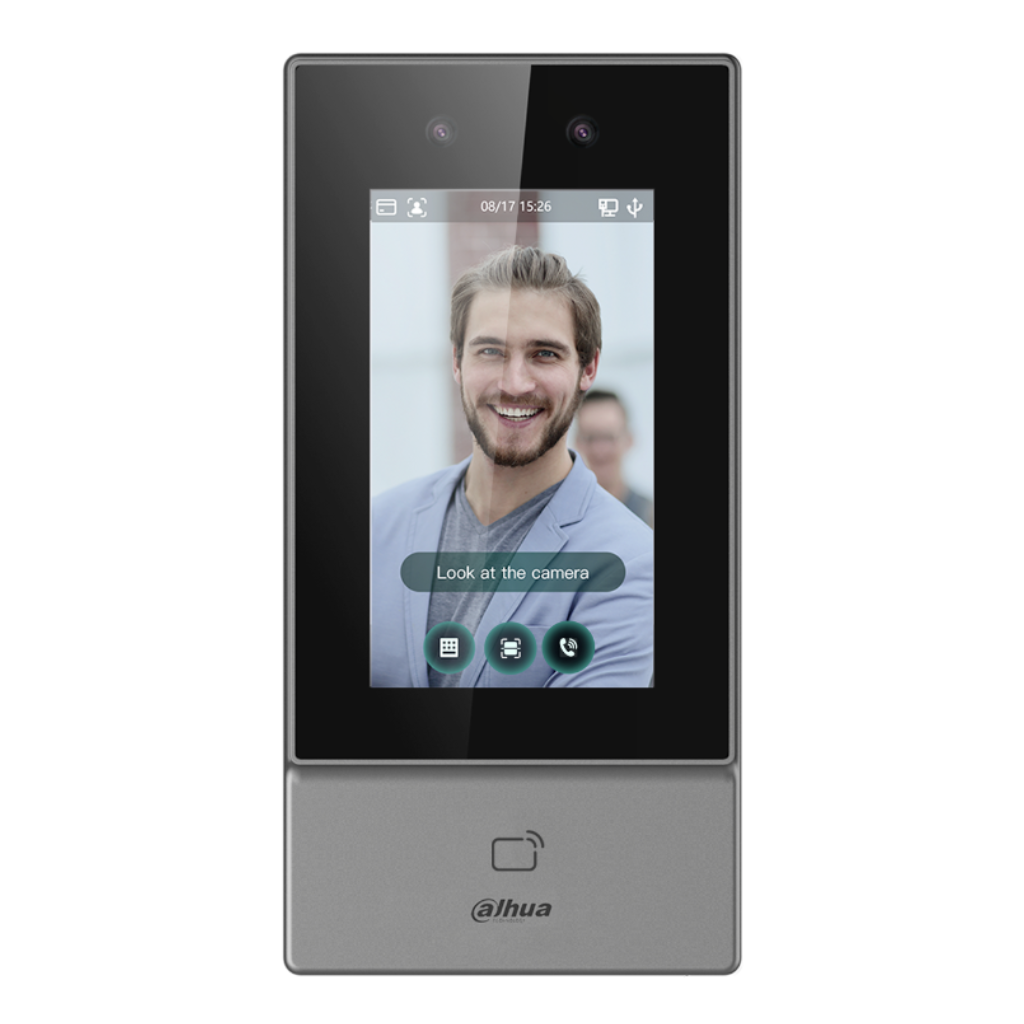 [ASI6213S-PW] Lector Autónomo LCD 4.3&quot; táctil de Reconocimiento Facial+PIN+Tarjeta wifi 2.4GHz IP65