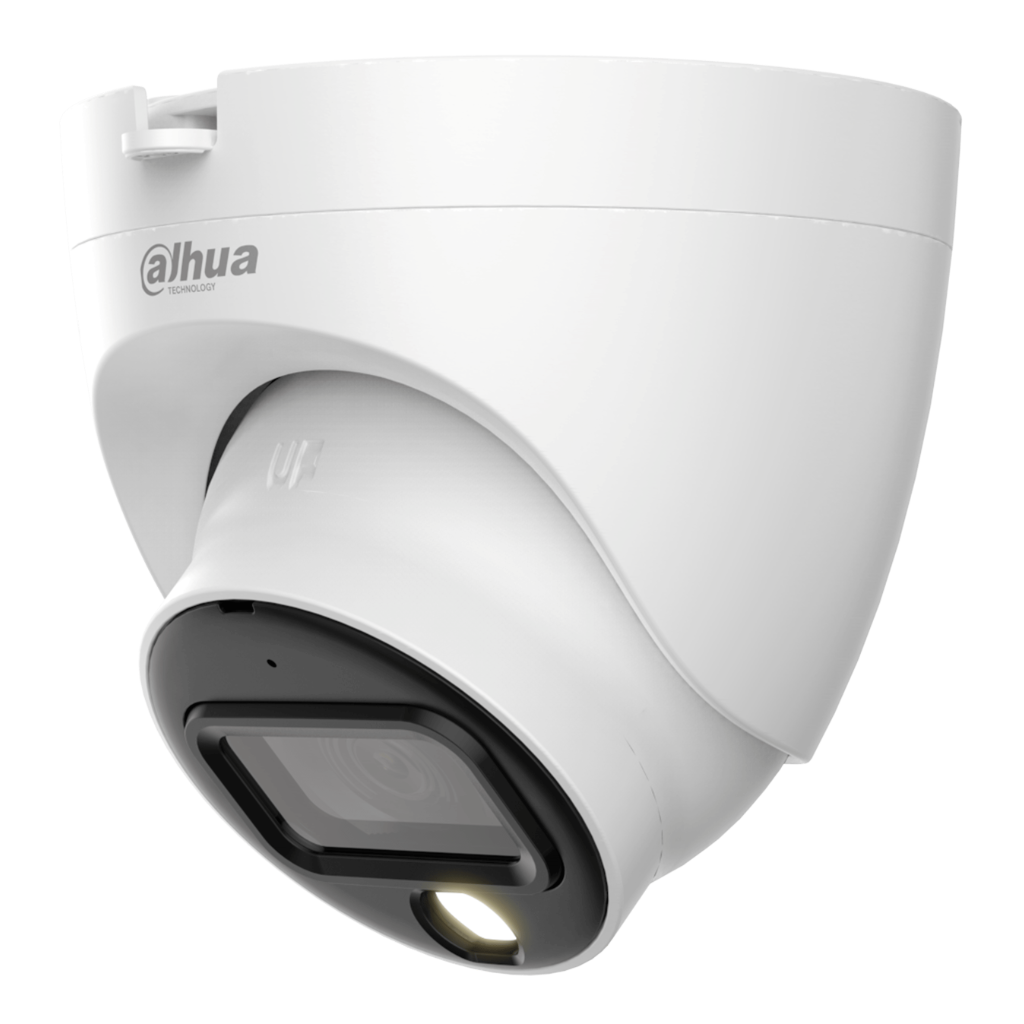 [HAC-HDW1239TLQ-LED] MiniDomo HDCVI 4EN1 2M 1080P FULL COLOR 2.0 WDR Starlight LED20m 2.8mm IP67 Quick-to-install