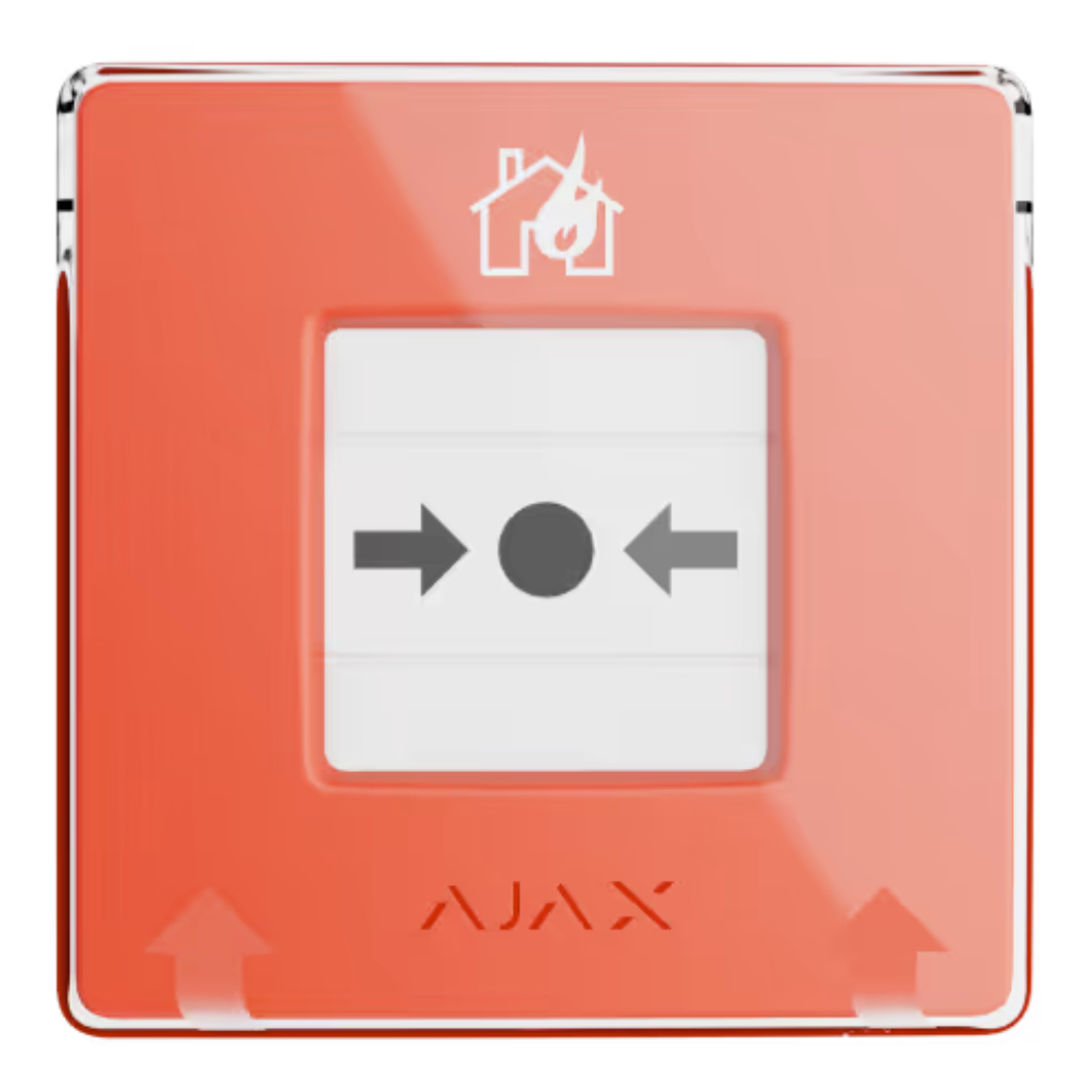 [MANUALCALLPOINT-R] Ajax EN54 Manual Call Point. Pulsador Incendio Inalámbrico. Color Rojo. EN54