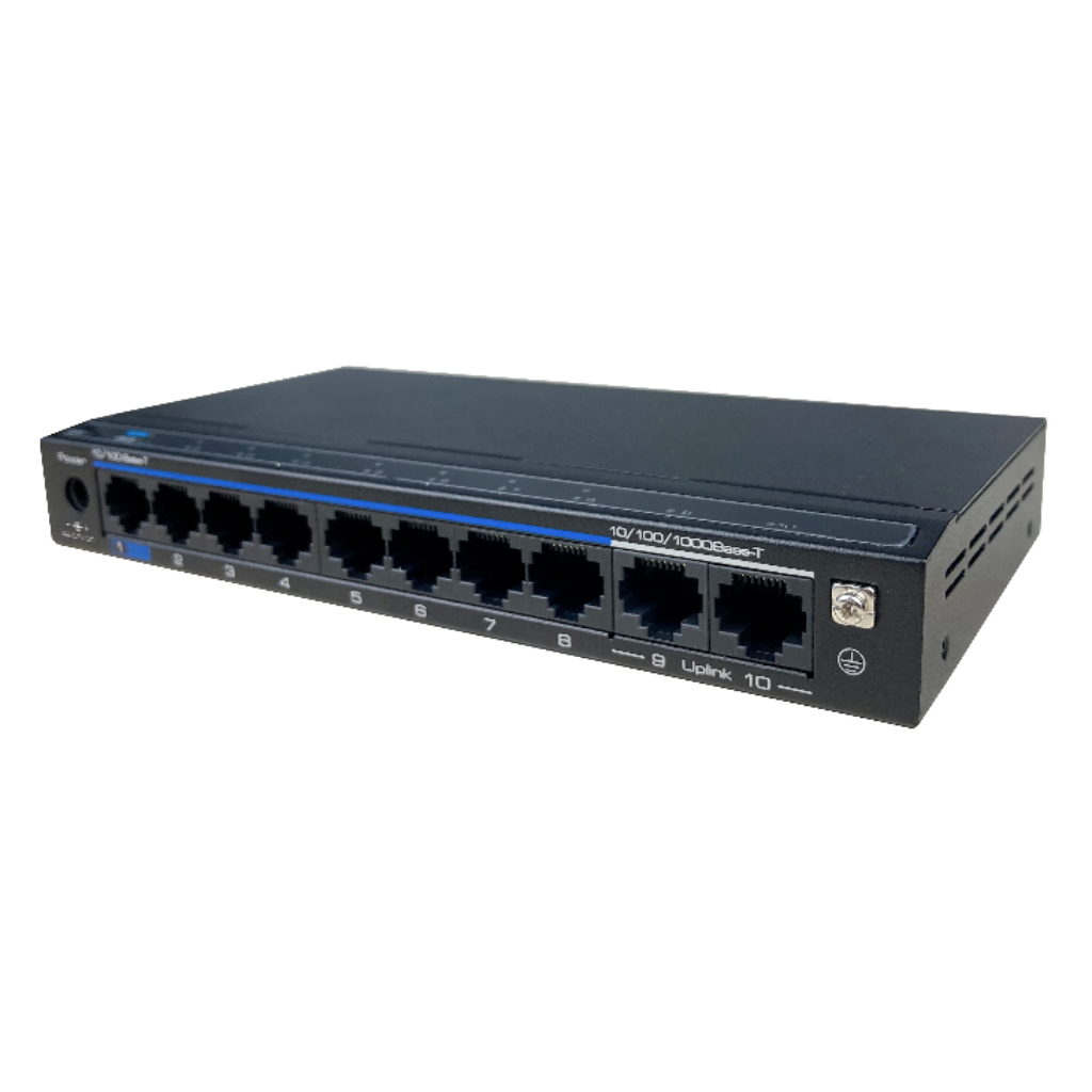 [UTP3210-PSD] Switch PoE++ 8 puertos 10/100 + 2 Uplink Gigabit 160W 802.3af/at/bt 6KV