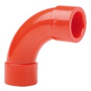 DHA Curva radio largo 90º de 25mm. Pack 10 u