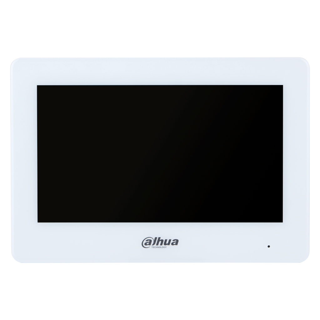 [VTH5123H-W] Monitor interior de 7&quot; híbrido Wi-Fi / 2-hilos de superficie para Videoportero IP táctil SD 8E/1S alarma blanco