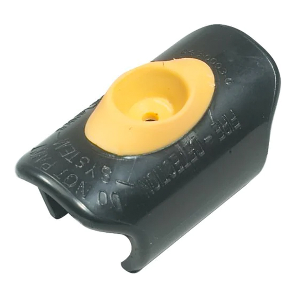 [F-PC-4] Clip para tubo de 4.0mm. Color amarillo sin franja. Pack de 5u