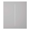 Ajax LightSwitch CenterButton 2-gang. Plusador Central Doble. Color Niebla