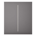 Ajax LightSwitch CenterButton 2-gang. Plusador Central Doble. Color Gris