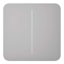Ajax LightSwitch SoloButton 2-gang. Pulsador Doble. Color Niebla