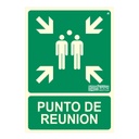 Señal punto de reunión 29,7x21cm