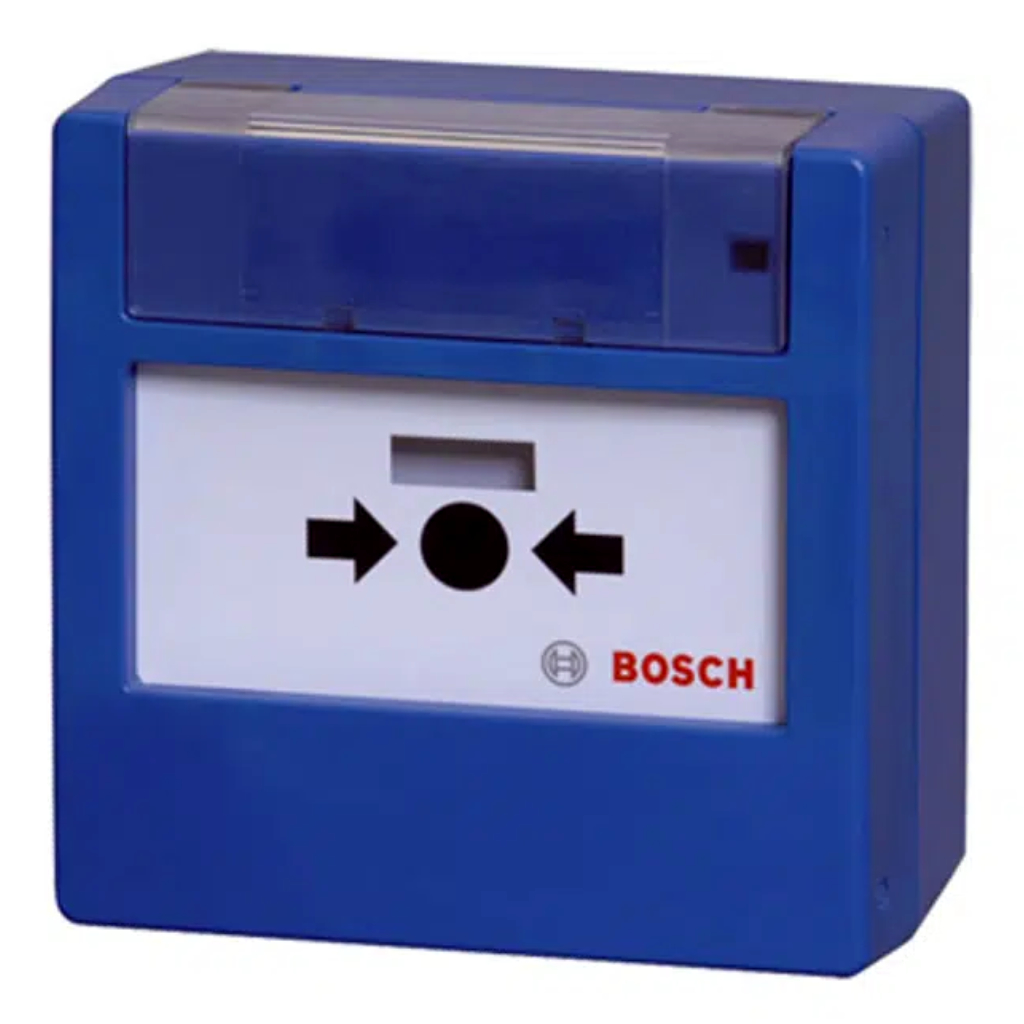 [FMC-420RW-GSRBU] Pulsador alarma rearmable. Montaje superficie. Color azul