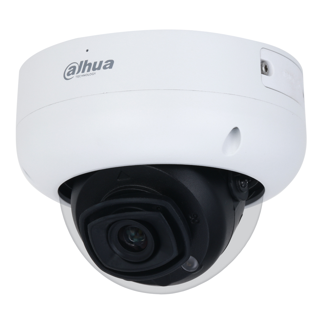 [IPC-HDBW5842R-ASE-0280B-S3] Domo IP H265 8M WDR Deeplight IR50m 2.8mm IK10  IP67 ePoE SD AUDIO MIC E/S AI