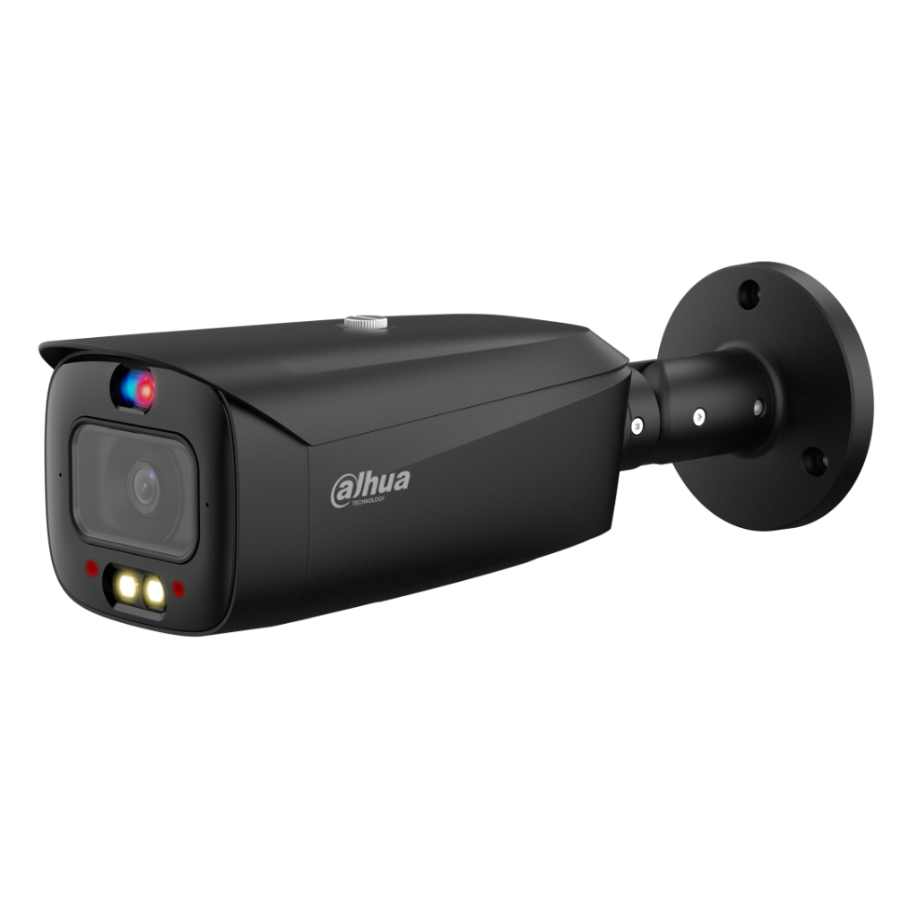 [IPC-HFW3449T1-AS-PV-0280B-S4-B] Tubular IP TiOC 2.0 H265 4M WDR Iluminación Dual LED30m/IR30m 2.8mm IP67 PoE AUDIO MIC/Altavoz E/S AI. Color negro