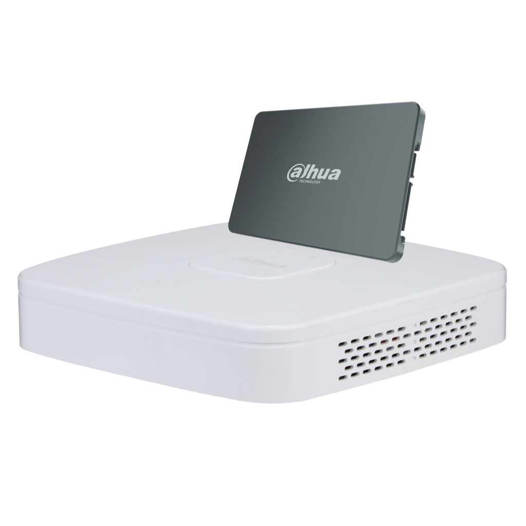 [S-NVR4104-P-4KS3(960G)] NVR 4ch 80Mbps H265 4K HDMI 4PoE 1HDD con SSD-V800S960G