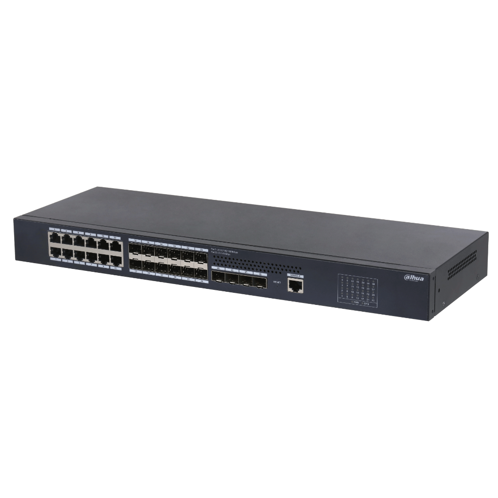 [S5428-12GF12GT4XF] Switch 12 puertos Gigabit + 12 Uplink Gigabit SFP + 4 Uplink SFP+ 10Gbps Gestionable en Cloud Layer2