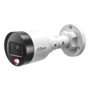 Dahua Lite - Tubular IP H265 2M dWDR Iluminación Dual LED30m/IR30m 2.8mm IP67 PoE MIC AI  (detección humana)