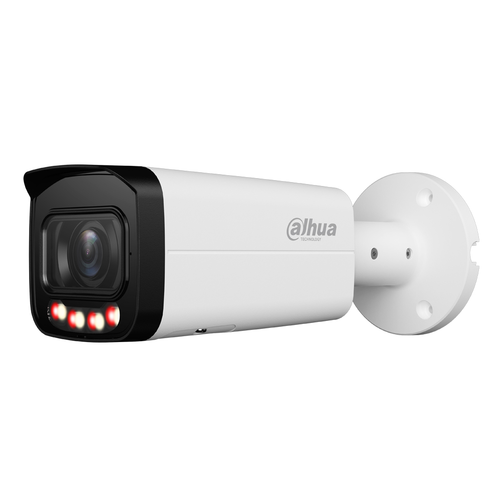 [IPC-HFW2449T-ZAS-IL] Tubular IP 4M H265 FULL COLOR WDR Iluminación Dual LED60m/IR60m 2.7-13.5mm IP67 PoE AUDIO MIC E/S AI