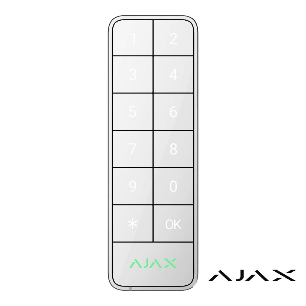 [KEYPAD-OUTDOOR-S-FIBRA-WH] Ajax Superior Keypad Outdoor Fibra. Color Blanco