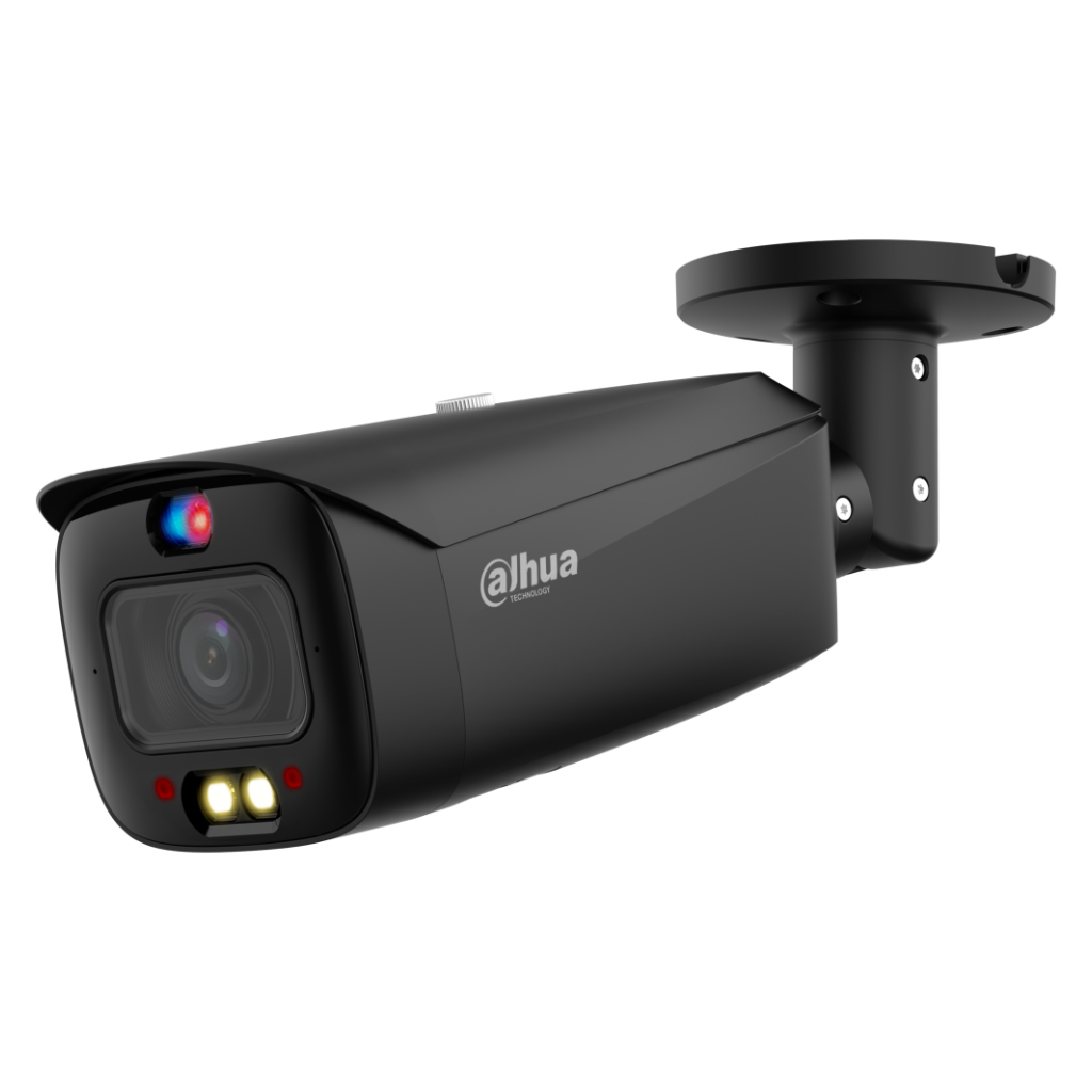 [IPC-HFW3449T1-ZAS-PV-S5-B] Tubular IP TiOC 3.0 H265 4M WDR Iluminación Dual LED40m/IR50m 2.7-13.5VFM IP67 PoE MIC AUDIO E/S AI. Color negro