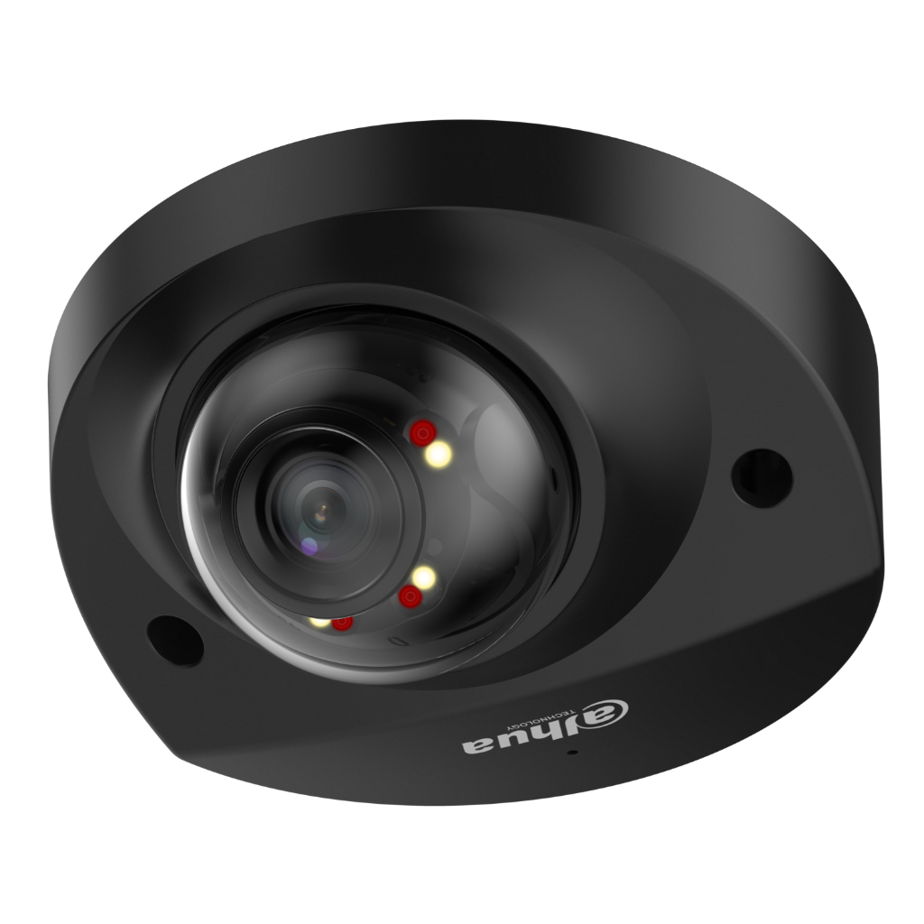 [IPC-HDBW2449F-AS-IL-0280B-B] Domo IP H265 4M FULL COLOR WDR Iluminación Dual LED30m/IR30m 2.8mm IK10 IP67 PoE MIC AUDIO E/S AI. Color Negro