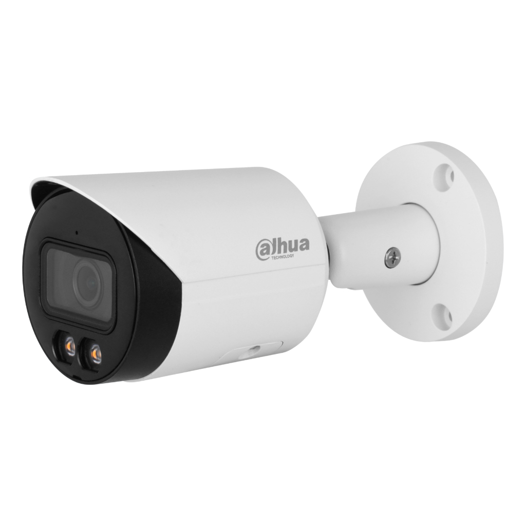 [IPC-HFW2249S-S-LED-0360B] Tubular IP 2M H265 FULL COLOR WDR LED30m 3.6mm IP67 PoE MIC AI