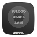 Brandplate con serigrafía PERSONALIZADA color negro. Pack de 10ud