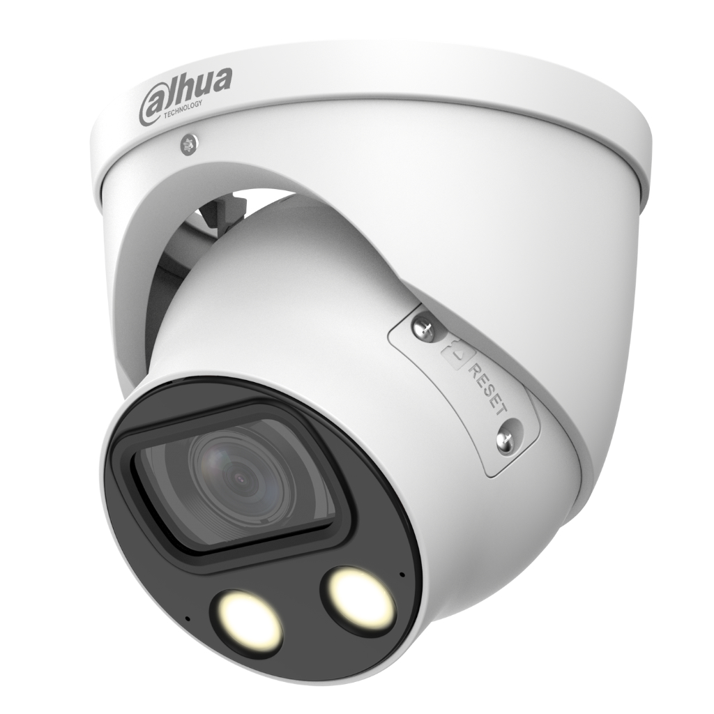 [IPC-HDW5849H-ASE-LED-0280B-S2] MiniDomo IP H265 8M FULL COLOR WDR140dB 2LED50m 2.8mm IP67 ePoE AUDIO MIC E/S AI