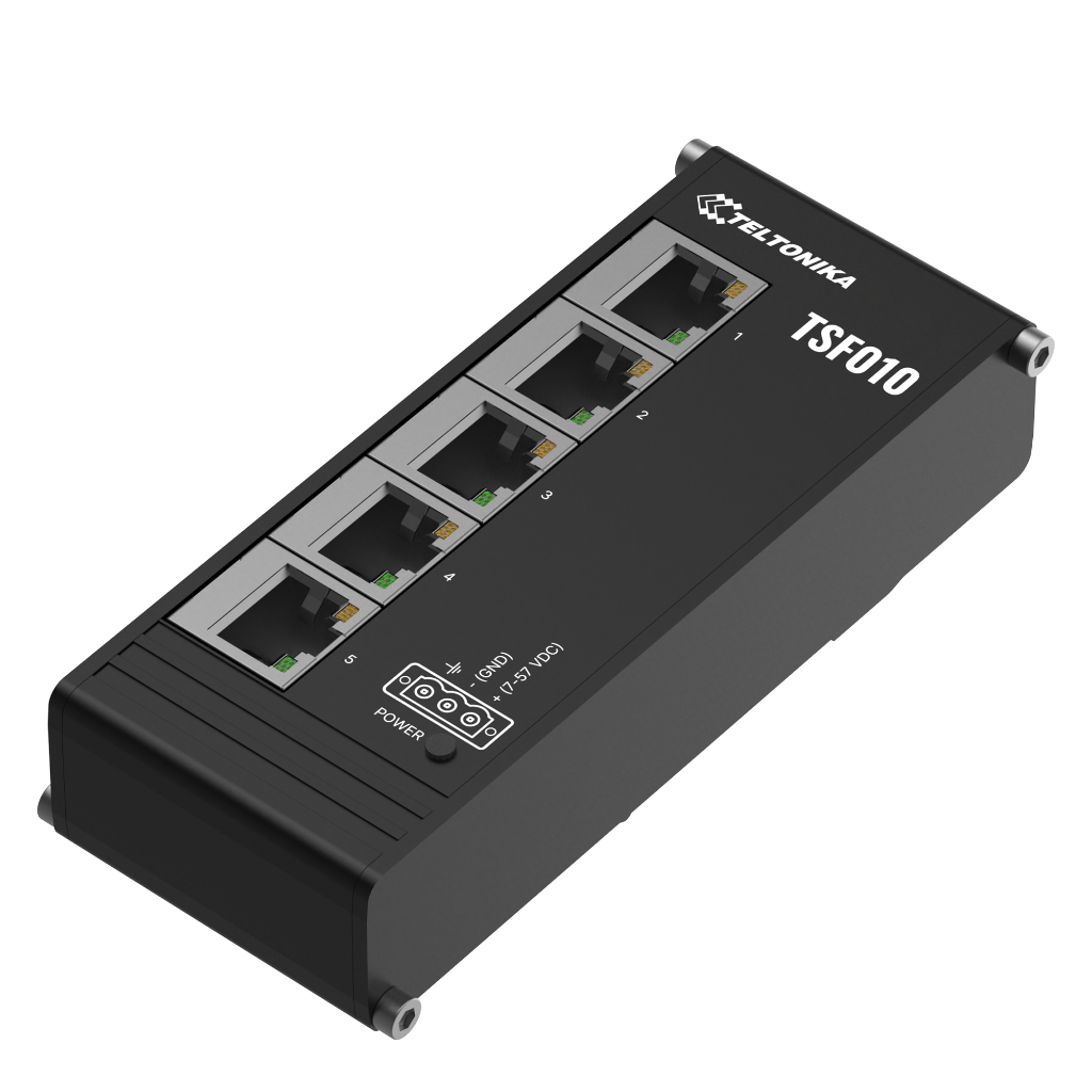 [TSF010] Switch Teltonika Industrial compacto 5 puertos 10/100 No_Gestionable