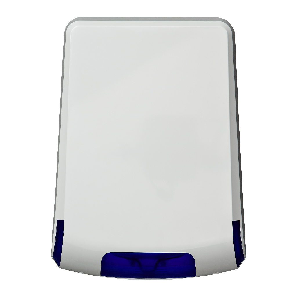 [SR300BBM] Sirena Exterior Flasch Azul Vertical. Batería integrada 9V. Grado 3