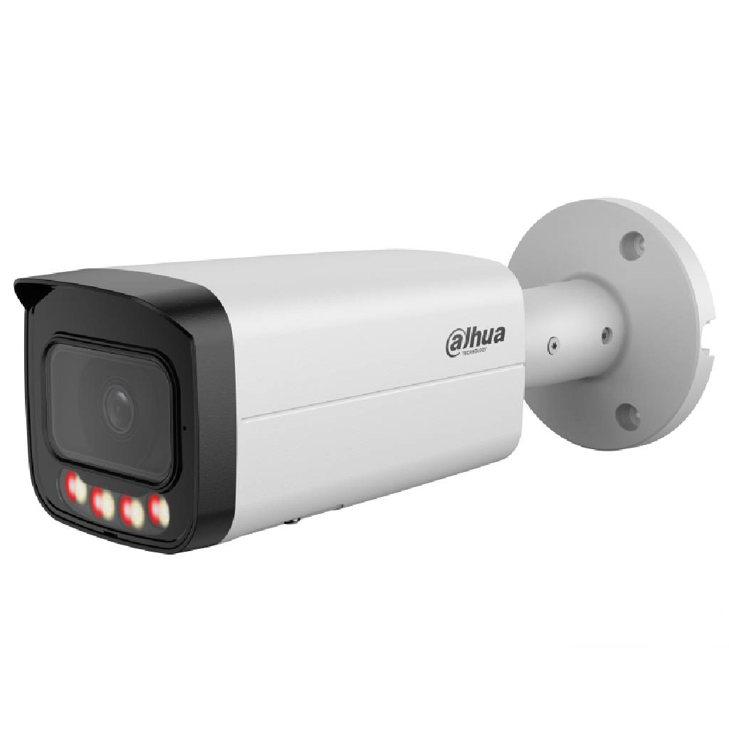 [IPC-HFW21249T-S-IL-0280B] Tubular IP 12M H265 WDR Iluminación Dual LED30m/IR30m 2.8mm IP67 PoE MIC AI