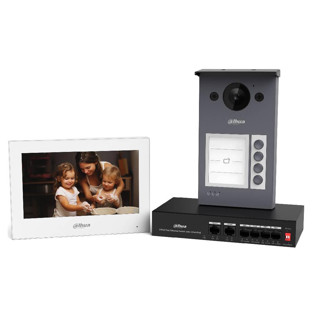 [KTP10] Kit Videoportero IP exterior para Superfície + monitor interior