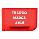 Sirena exterior roja 115dB con serigrafía PERSONALIZADA. Cantidad mínima 10 unidades