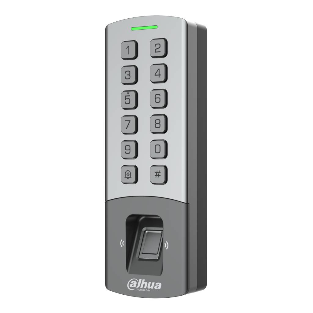 [ASI1212M-P] Lector Autónomo Huella+PIN+remoto+Tarjeta Mifare IP65 IK08 PoE