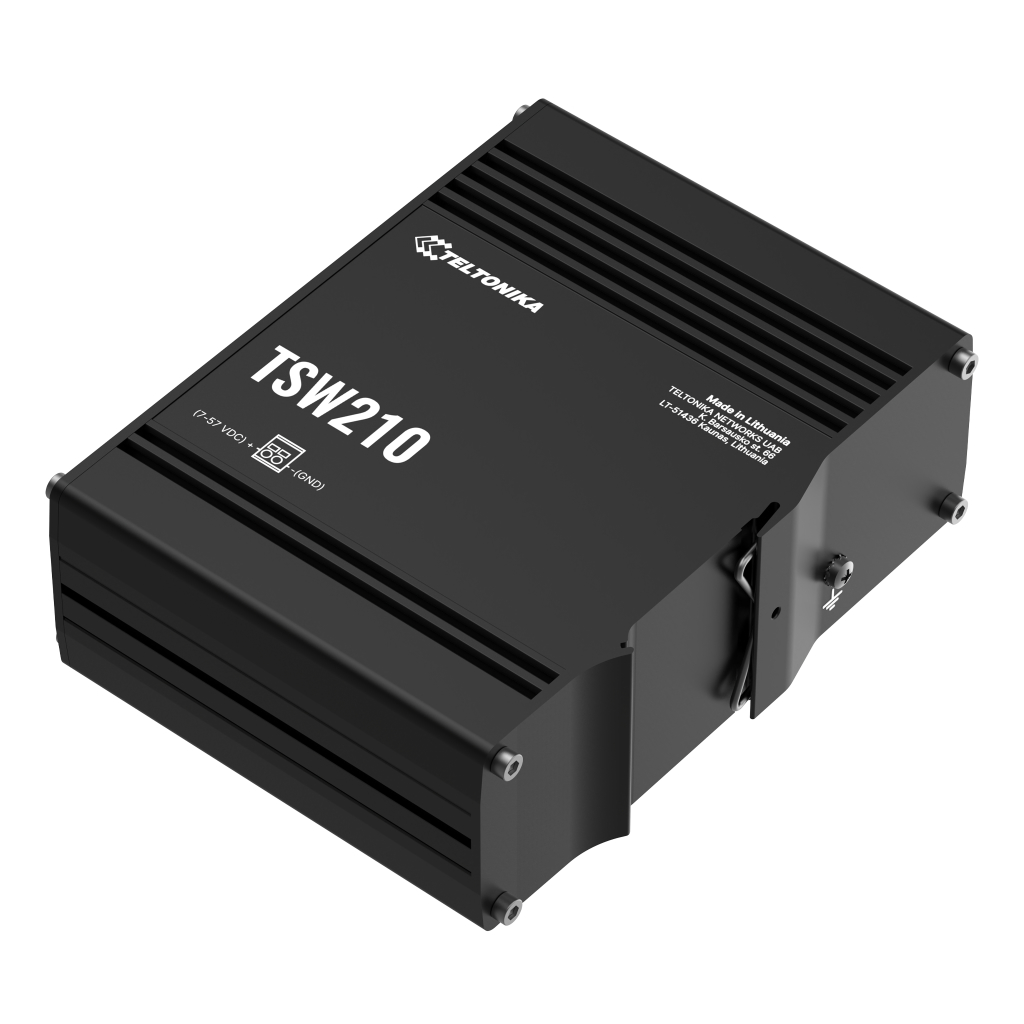 [TSW210] Switch Teltonika Industrial 8 puertos Gigabit + 2SFP Gigabit No_Manejable