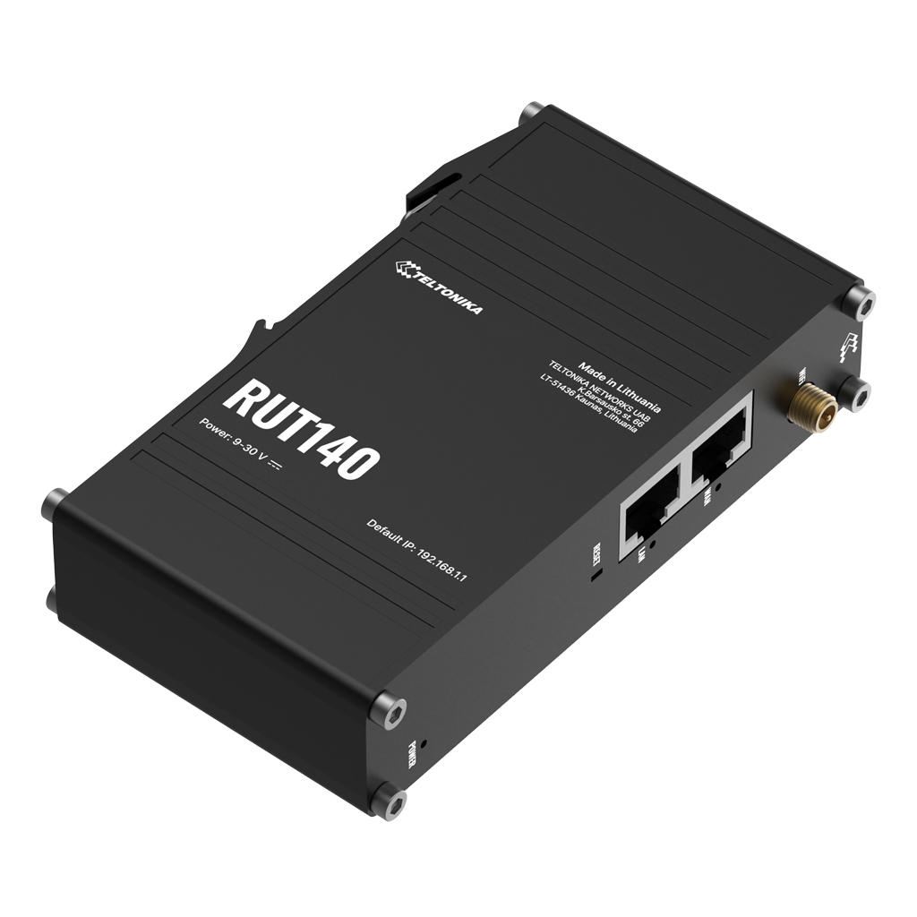 [RUT140] Router Teltonika Industrial Wi-Fi4 2xRJ45